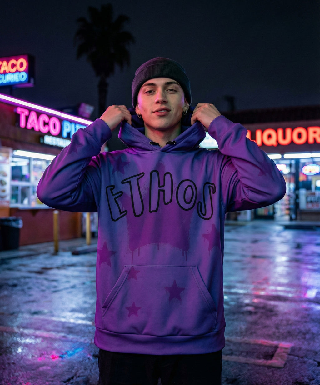 Ethos Star- Nudge (Unisex cotton hoodie)