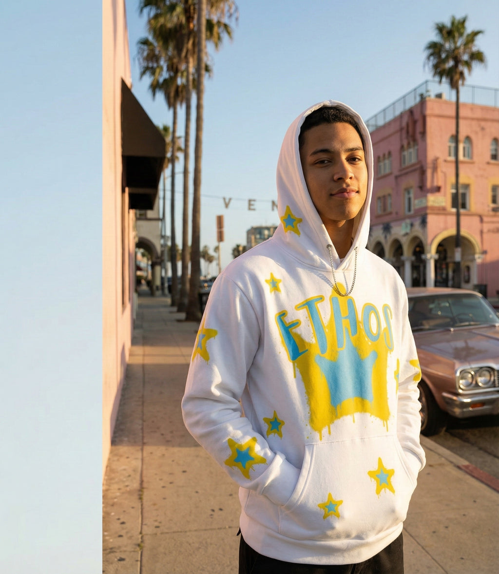 Ethos Star- Nudge (Unisex cotton hoodie)